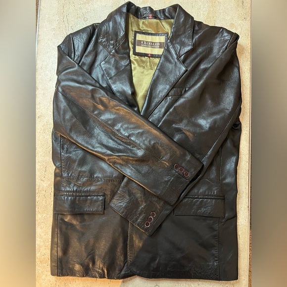 Excelled Men’s Collection Soft Leather Jacket Size 42 Regular - Picture 1 of 7